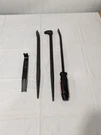 Mayhew 4 Piece Utility Pry Bar Set, 7-1/2, 16 & 17" Lengths 76295. Fixed Price $66.00.