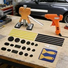 Dent Repair Tool Paintless Car Puller Kit With 18 Taps And Glue Gun New. Fixed Price $18.99.