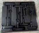 Snap-on Blue Pc Metric T-shaped/l-shaped Hex Wrench Set (2 10 Mm) AWSGM800BMB. Fixed Price $129.99.