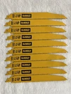 10 New Dewalt 9" DWAR966 6TPI Reciprocating Saw Blades. Fixed Price $27.89.
