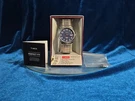 Timex Watch Indiglo WR30M Navy Blue Face Date Analog Stretch Men. Fixed Price $45.00.