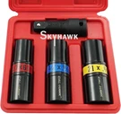 Cal-hawk 1/2" Drive Flip Impact Set 4 Piece Heavy Duty. Fixed Price $46.03.