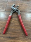 Snap-on 91ACP 9" Adjustable Joint Interlocking Channel Pliers Red Handle Usa. Fixed Price $34.99.