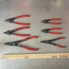 Blue Point Snap Ring Plier Pc Set PR34A, PR12A, PR32A, PR15, PR349A, PR16. Fixed Price $100.00.