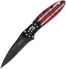 Kershaw Knife - Leek #1660 A/o ALUM/1776 Flag + Pocket Clip 4" Closed Nib. Fixed Price $84.99.