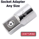 Craftsman 1/4" 3/8" 1/2" 3/4" In. Drive Adapter - Socket Ratchet Choose Size. Fixed Price $8.85.