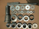 Vintage Snap-on Wheel Seal Driver Set A1417 28 Piece W/1958 KRA-123 Metal Box. Fixed Price $425.00.