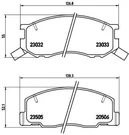 Brembo 83 093 Brake Pad Set, Disc For Toyota. Fixed Price $35.34.