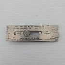 Fibre Metal Products Weld Fillet Gage With Case & Directions Gauge Machinist Usa. Fixed Price $14.99.