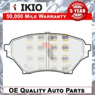 Fits Mazda MX-5 1998-2005 1.8 Brake Pads Set Front Ikio N0Y93323Z; N0Y73328Z. Fixed Price $74.20.