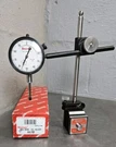 Starrett No. 657D Magnetic Base With 25-441 1" Dial Indicator W/ 672-2. Fixed Price $535.95.