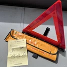 Vintage Toyota Motor Triangle Warning Reflector Car Oem Teq 08237-00041. Fixed Price $165.50.