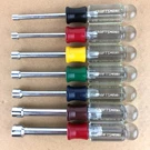 Vintage Craftsman Sae 7 Pc Nut Driver Set 4196 V-series Made Usa Color Code. Fixed Price $41.94.