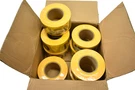 Lot Of 8 Rolls Irwin Strait-line Vinyl Caution Barrier Tape 1000' X 3" 66231. Fixed Price $80.30.