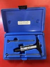 Central Tools Depth Micrometer #6240 With Rods And Manual In Plastic Case. Fixed Price $59.99.