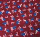 American Farm Bty P&b Textiles Blue Red Beige Animals Cow Pig Chicken Flag. Fixed Price $6.99.