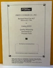 Fowler Revised Price List #17 Catalog #2093 Measuring Inst & Precision Tools.. Fixed Price $29.99.