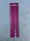 Tools Thread Pitch Gauge Sae + Metric Screw Checker Usa Snap-on Red. Fixed Price $64.99.