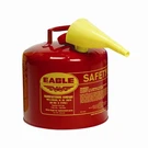 Eagle UI-50-FS 5-GAL Type Galvanized Steel Red Safety Can With F-15 Funnel. Fixed Price $73.03.