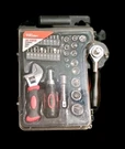 Hyper Tough Stubby Adjustable Tool 38PC Wrench Ratchet Screwdriver Sockets Bits. Fixed Price $15.95.