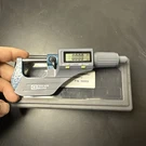 Chicago Brand Digital Electronic Outside Micrometer 0-1 0-25MM Carbide Faces. Fixed Price $85.00.