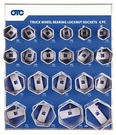 Otc Tools 9850A 21 Piece 6 Point Locknut Socket Display Board. Fixed Price $999.99.