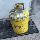 Vintage/ul-listed/safety Can, 5 Gallon Yellow, AC-36469/EMPTY/14 Tall/dents/. Fixed Price $49.99.