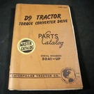 Caterpillar D9 Tractor Dozer Torque Converter Drive Parts Manual 50A1-UP. Fixed Price $35.89.
