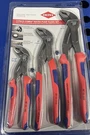 Knipex 3PC Cobra Water Pump Plier Set 7 10 12 9K008005US New. Fixed Price $127.97.