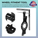 Wheel Fitment Tool, Offset Measuring For 14-22 Inch Tire/rim, 5 Lug. Fixed Price $69.97.