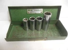 4) Sk S-k Tool 3/8 Drive 6 Point Metric Deep Socket 8411 8414 8415 8417 Us. Fixed Price $58.49.