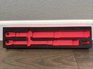 Snap-on Red Foam Organizer For FMTQ01AB 2 Piece 3/8 Drive Torque Wrench Set. Fixed Price $75.00.
