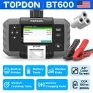 Topdon BT600 12V Auto Car Battery Tester Analyzer With Built-in Printer Us Stock. Fixed Price $139.99.