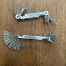 Lot Of 2 Vintage Cornwell Allied Spark Plug Feeler Gauge Sets Sae Std. Fixed Price $24.95.