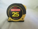 Sears Craftsman 25 Foot Tape Measure Yellow Locking 1" Metal Blade Usa. Fixed Price $24.99.