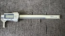 Rare Mitutoyo Digital Knife Edge Groove Caliper. Fixed Price $260.00.