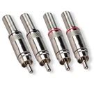 Besmelody Rca Connector Solder, 4-PACK Male Plug Screws Soldering Silver. Fixed Price $10.52.