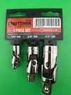 Nos Craftsman Usa 4250 Gk 1/4 3/8 1/2 Drive Universal Swivel Joint Adapter Set. Fixed Price $55.00.