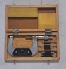 Enco No. 605-03, Caliper Micrometer 2" .0001 W/wood Storage Box. Fixed Price $25.00.