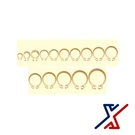 2" Yellow-plated Steel External Retaining Ring / Snap By X1 Tools. Fixed Price $78.90.