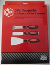 Kd Tools 41900 Pc. Scraper Set 40MM Razor 1-1/4" & 3". Fixed Price $14.00.