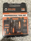 Bulldog Piece Professional Tool Set With Case Durable Portable BD-142-0. Fixed Price $15.00.