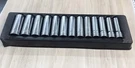 Snap On 313SMYA, 13PC 1/2 Drive 12PT Metric Deep Sockets, 12-24MM, Usa. Fixed Price $319.99.