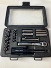 Craftsman Usa 1/4 Drive 6 Point 19 Piece Sae Socket Set Blow Mold Case 34800. Fixed Price $35.00.