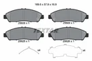 Textar 2560801 Brake Pad Set, Disc For Acura, Honda. Fixed Price $85.54.