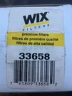Fuel Filter 33658 Wix Free Shipping. Fixed Price $27.50.