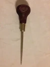 Vintage Stanley 69-007 1/2 Alloy Steel Scratch Awl W/ Wood Handle Made Usa. Fixed Price $14.89.