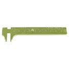 Central Tools 6506 Brass Silde Rule Caliper 0-4IN. 0-100MM. Fixed Price $35.54.
