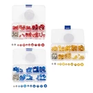 1/10 1/8 Aluminum Countersunk Round Head M2.5 M3 M4 Screw Gasket Nut Assortment. Fixed Price $11.89.