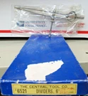 The Central Tool Co. #6521 6" Dividers. Fixed Price $17.99.